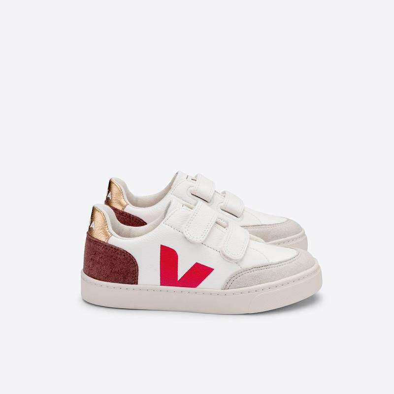 Zapatillas Veja Niños Madrid - V-12 Velcro Tenis Multicolor ES850959